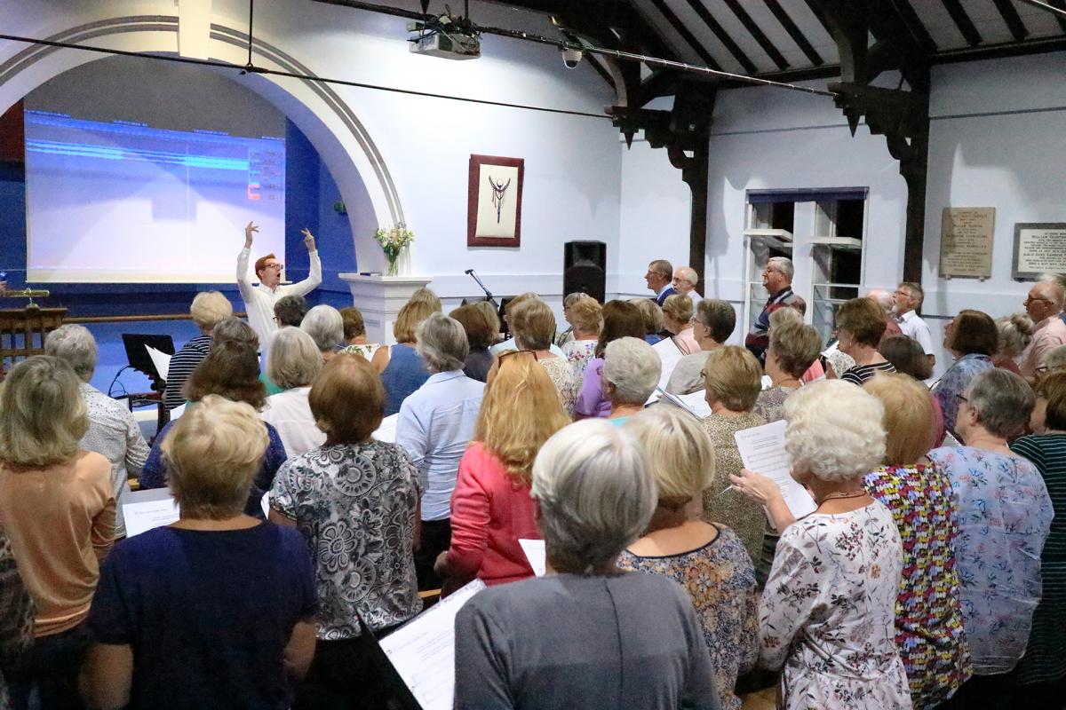 The Light Salisbury Choir Rehearsal